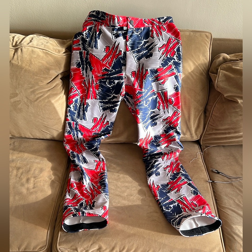 Moncler Grenoble men size 3 tailored fit Small like new red white blue